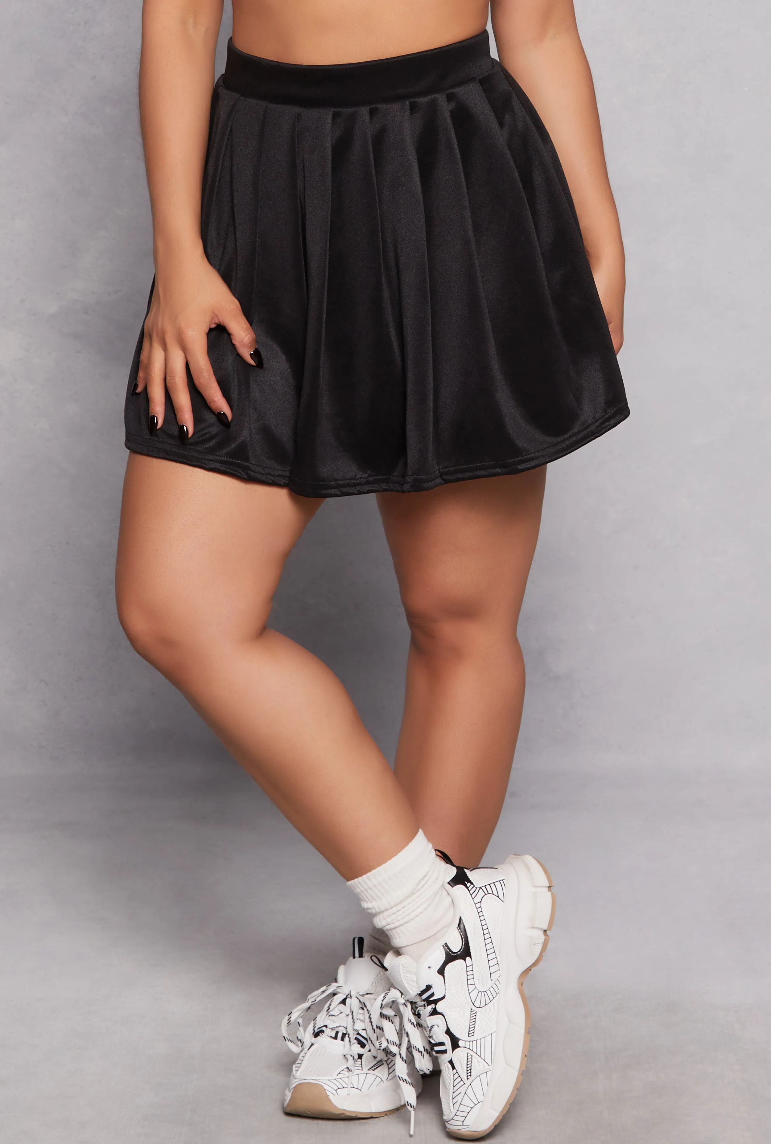 High Waisted Pleated Skirt sold by Rainbow product image thumbnail 2