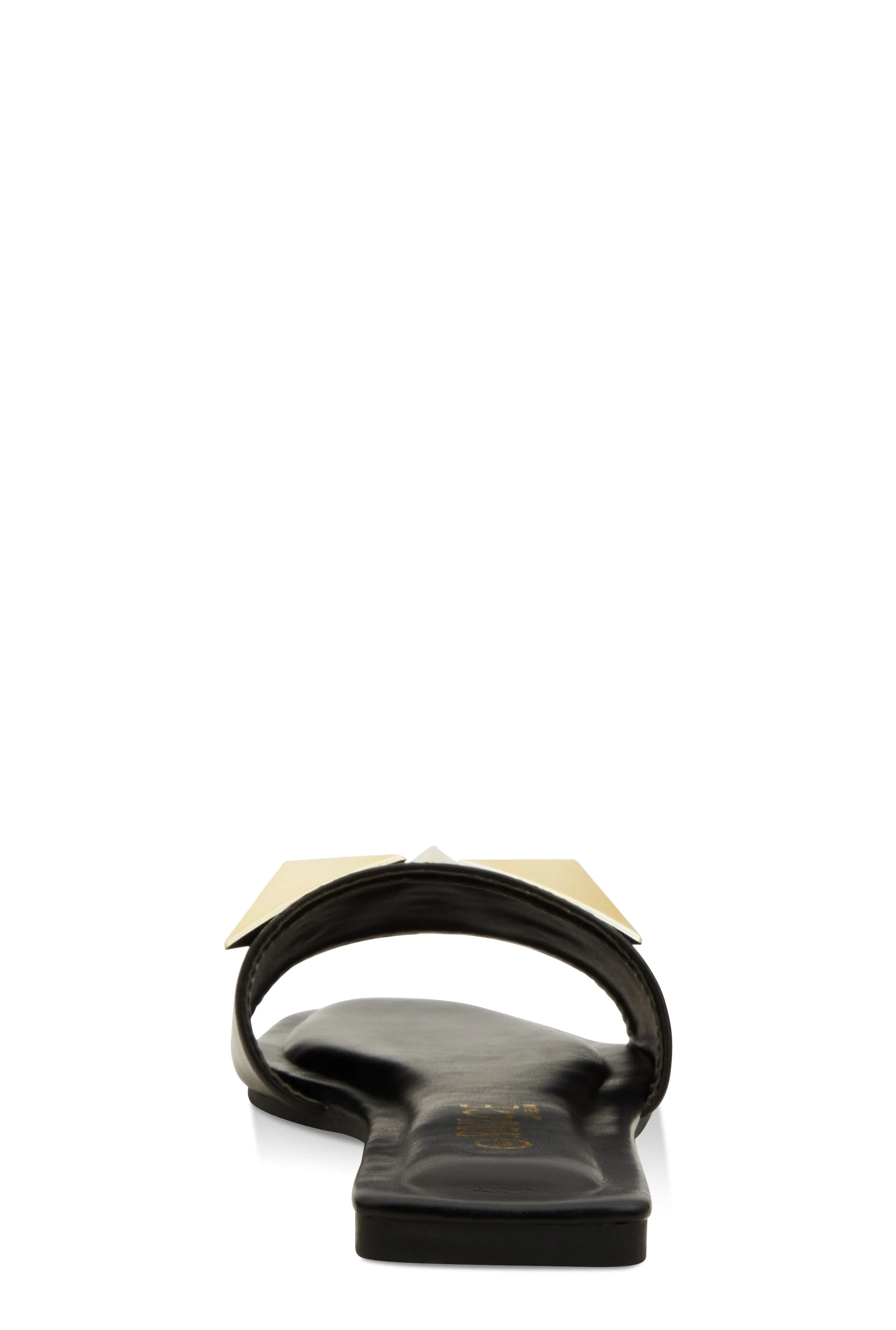 Geometric Metallic Pendant Slide Sandals sold by Rainbow product image thumbnail 3