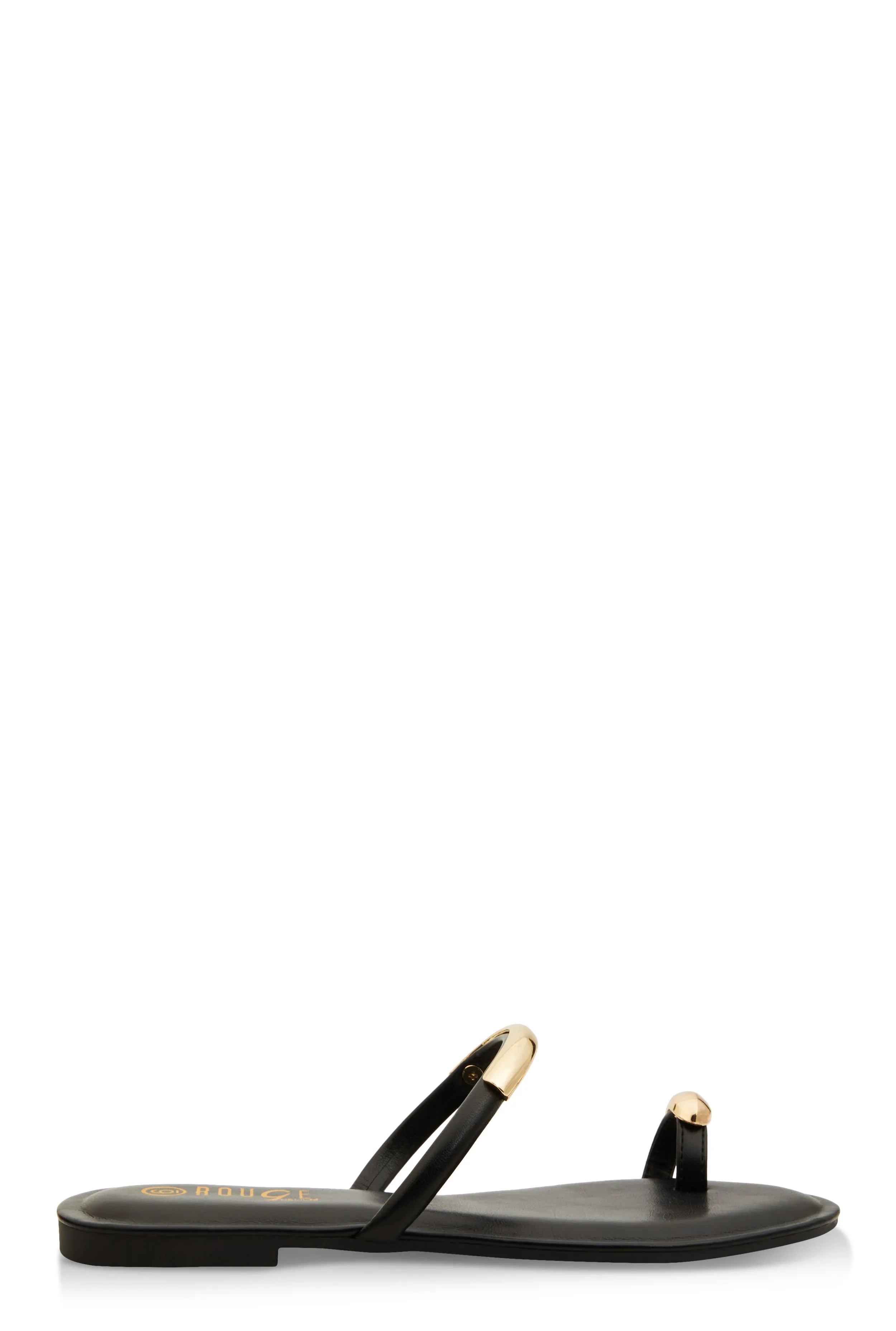 Metallic Detail Toe Loop Slide Sandals sold by Rainbow product image thumbnail 2