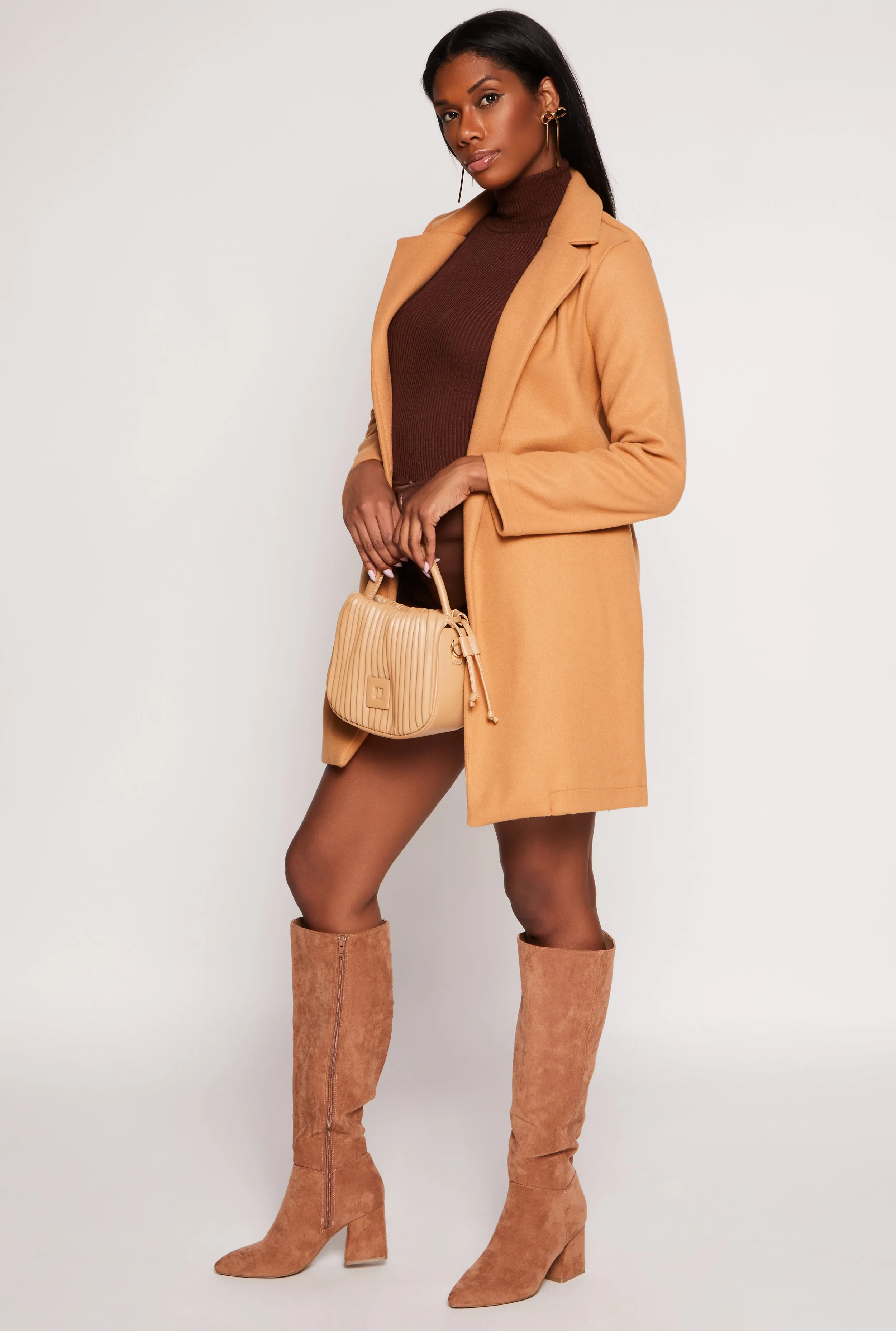 Iris Collared Open Front Coat sold by Rainbow product image thumbnail 2