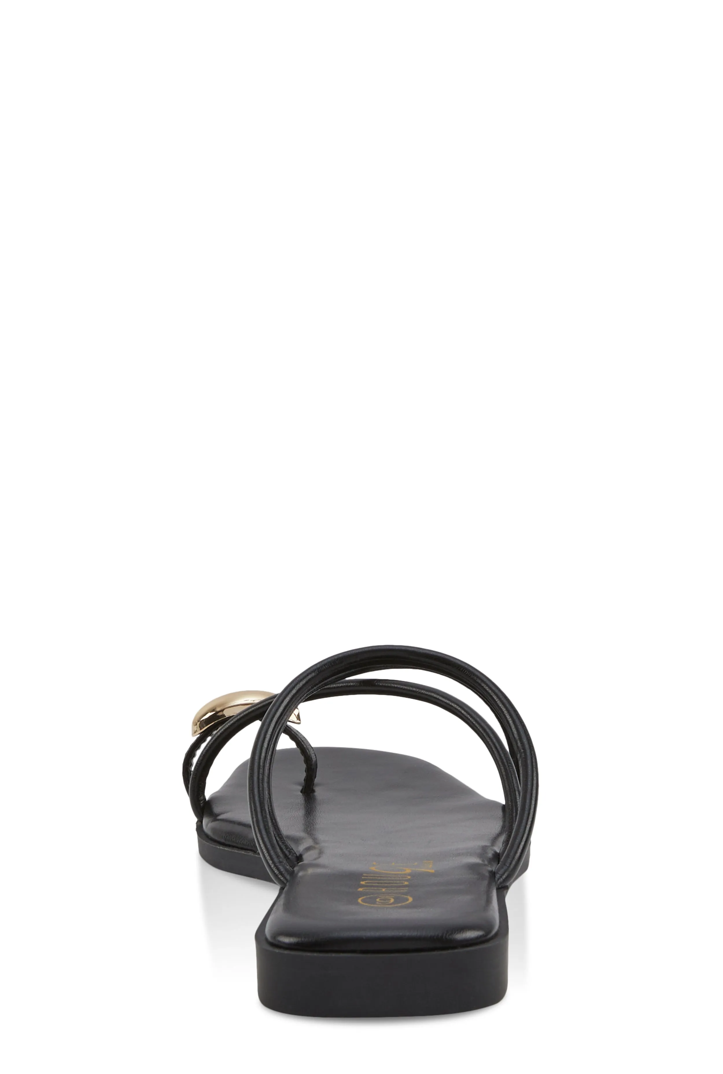 Metallic Toe Loop Strappy Slide Sandals sold by Rainbow product image thumbnail 3