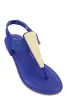 Metallic Pendant Corded Thong Sandals sold by Rainbow