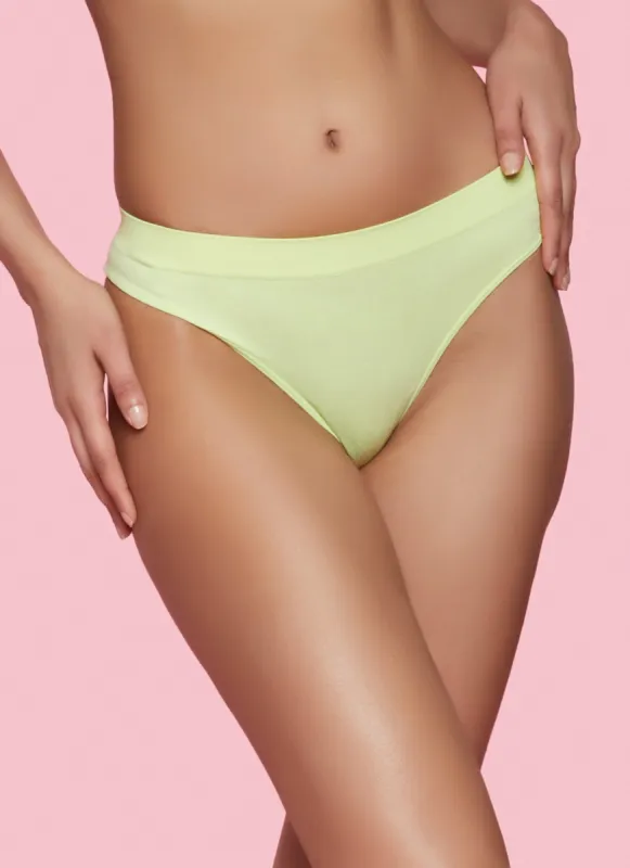 Basic Seamless Thong sold by Rainbow