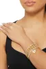 Heart Rhinestone Charm Chain Bracelet Trio sold by Rainbow