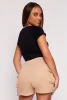 Seamless Ribbed Knit Short Sleeve Crop Top sold by Rainbow