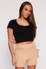 Seamless Ribbed Knit Short Sleeve Crop Top sold by Rainbow
