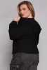 Plus Size Cinched Waist Zip Hooded Top sold by Rainbow
