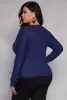 Plus Size Cut Out Zip Front Top sold by Rainbow