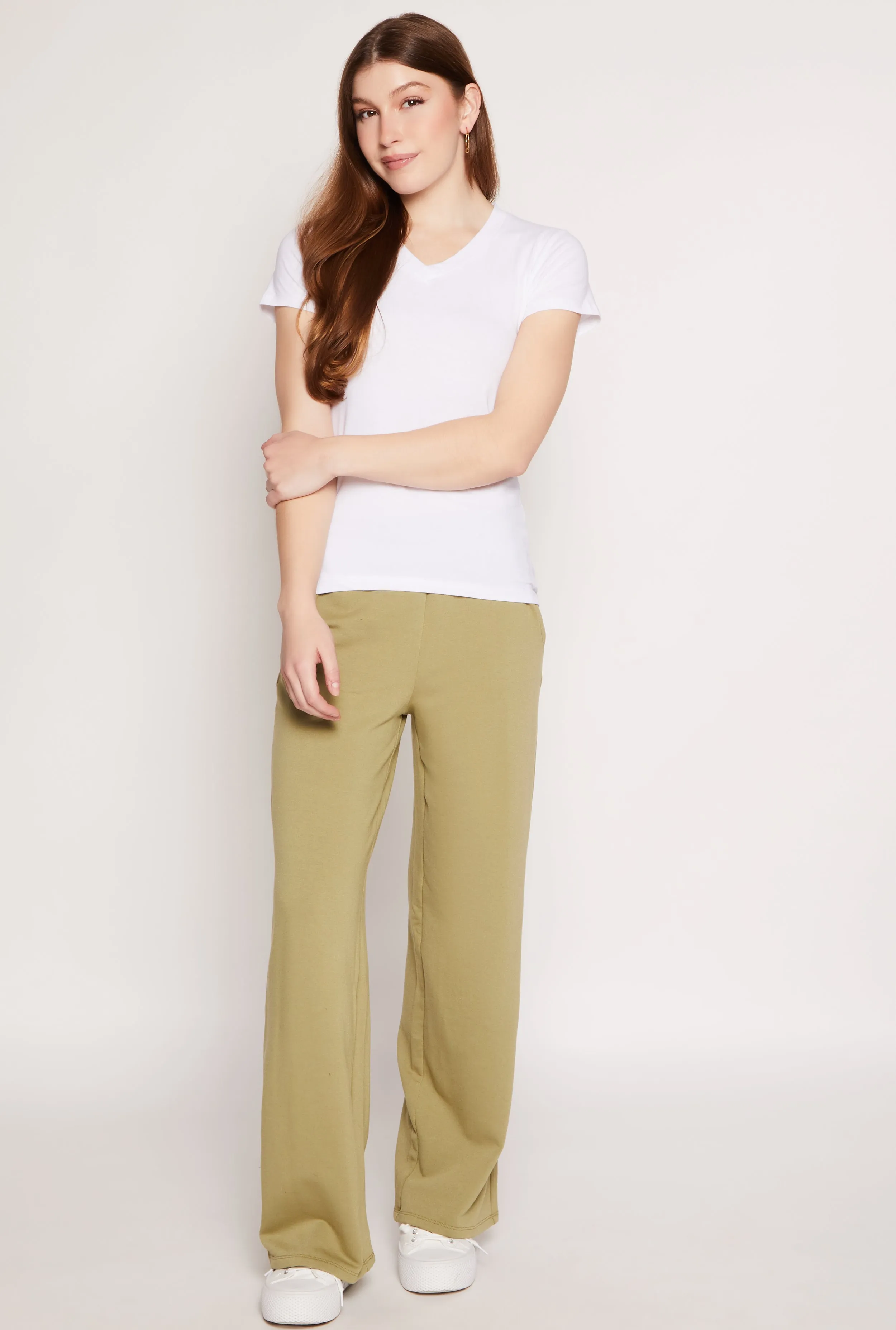 Short Sleeve V Neck Tee sold by Rainbow product image thumbnail 2