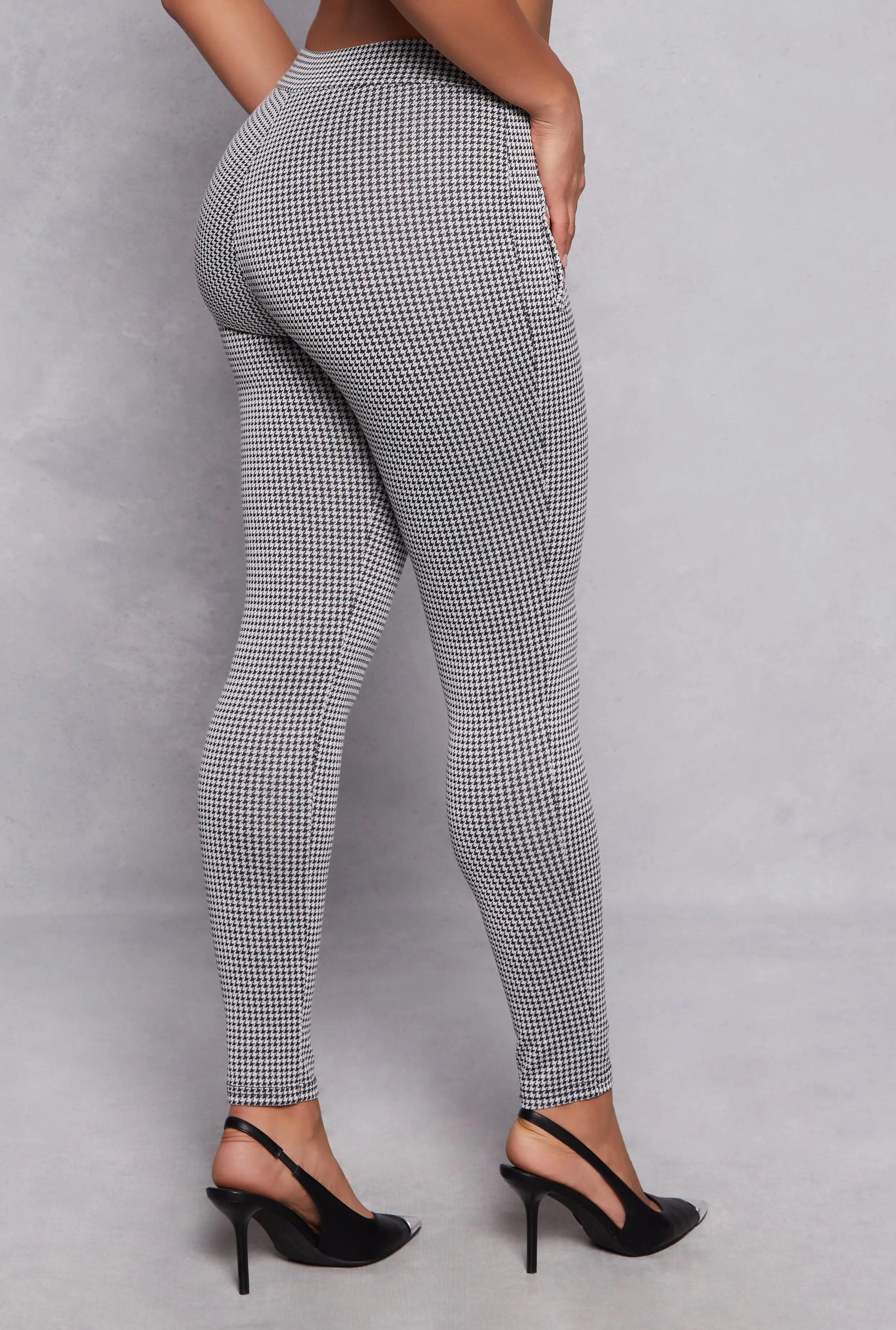 Houndstooth Skinny Leg Dress Pants sold by Rainbow product image thumbnail 3