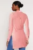 Ribbed Velvet Button Front Tunic Top sold by Rainbow