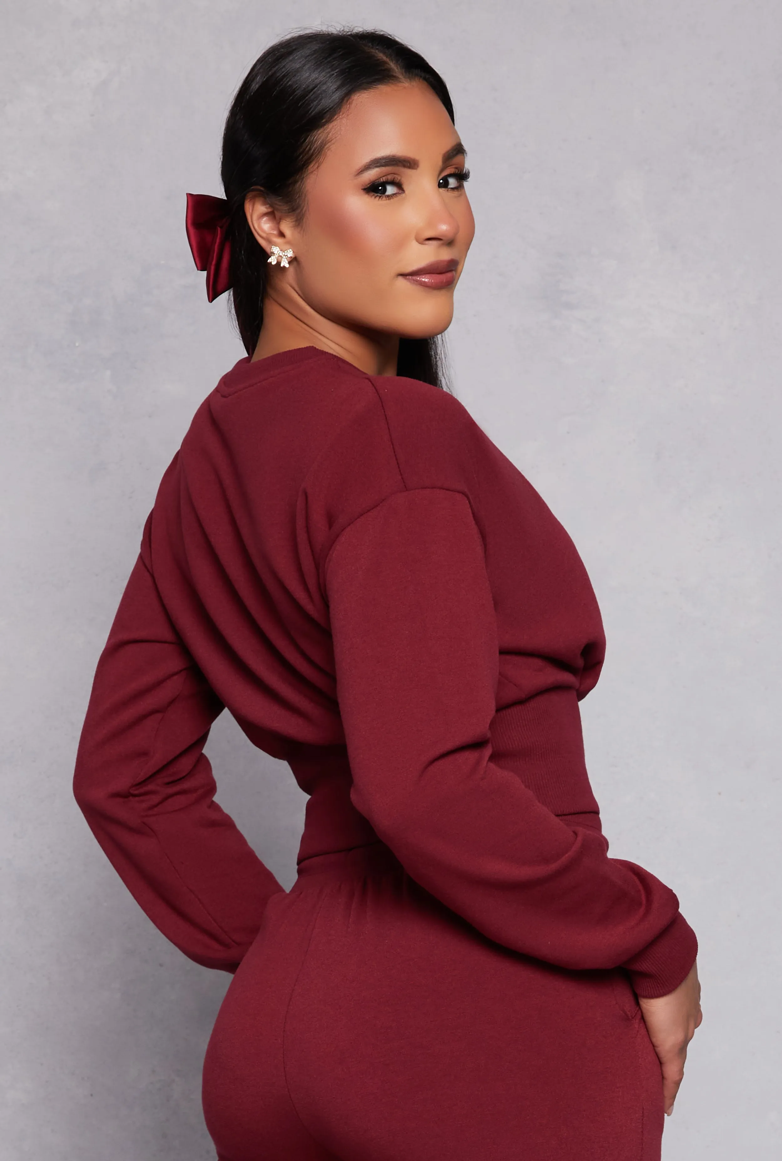 Crew Neck Cropped Sweatshirt sold by Rainbow product image thumbnail 3