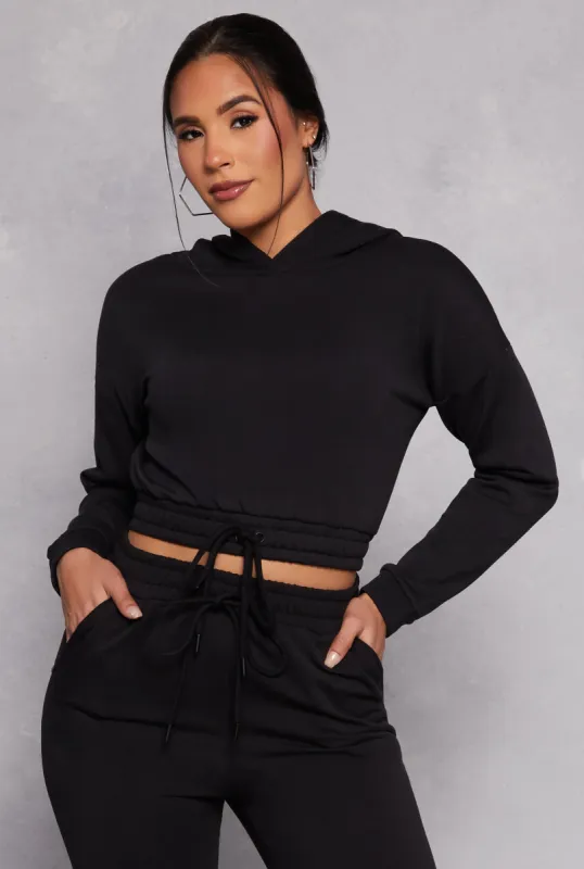 Iris Hooded Cropped Sweatshirt sold by Rainbow