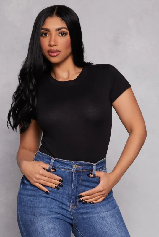 Basic Short Sleeve Tee sold by Rainbow