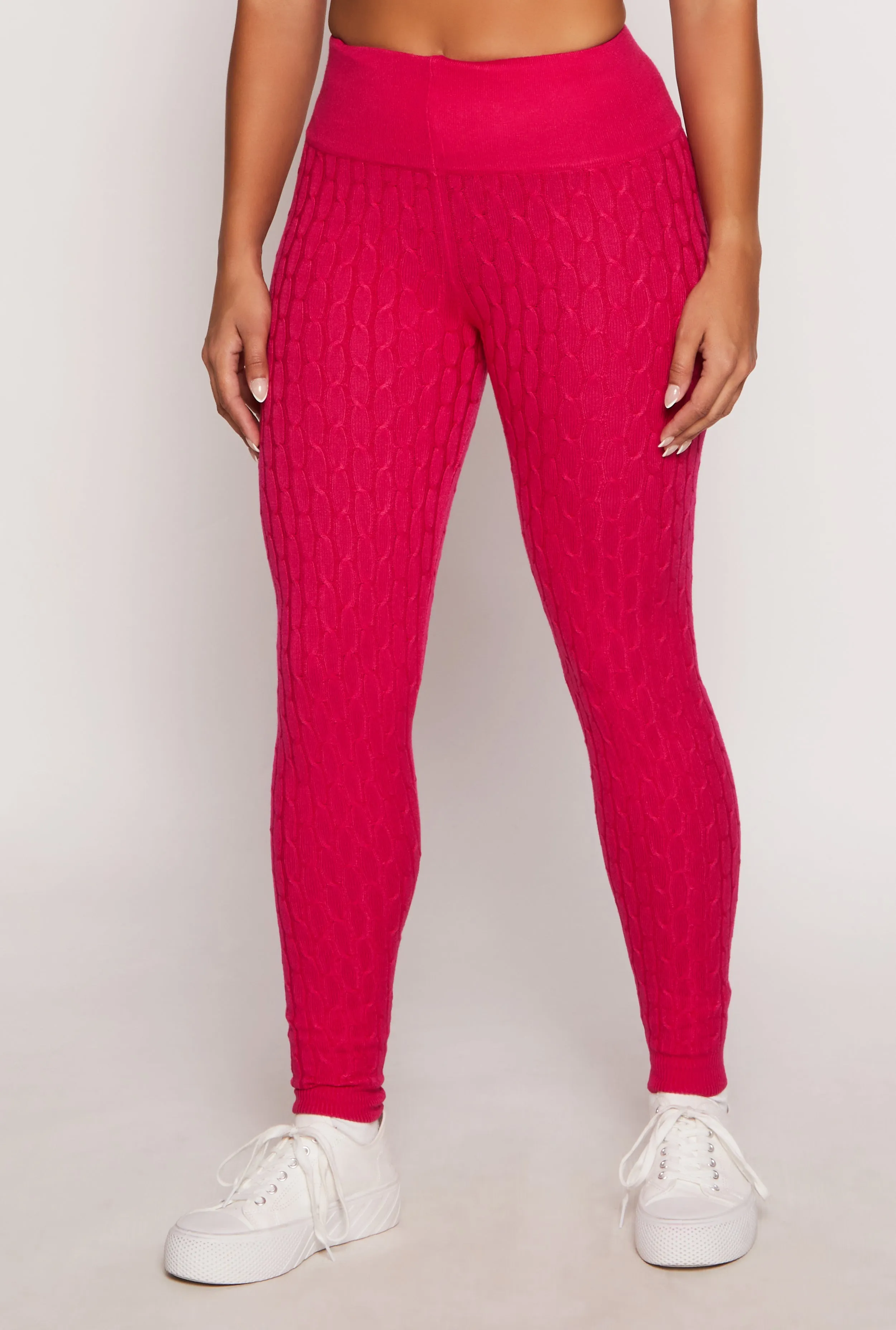 Daisy Cable Knit High Waist Leggings sold by Rainbow product image thumbnail 2
