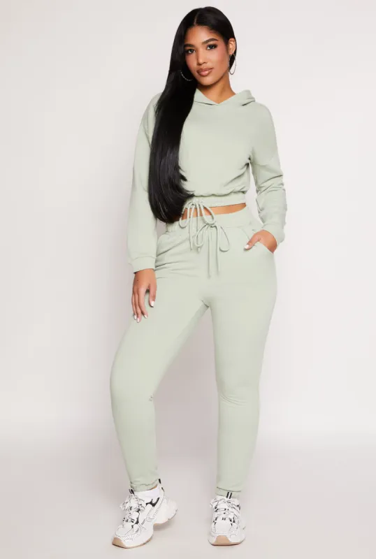 Iris Basic Fleece Drawstring Sweatpants sold by Rainbow