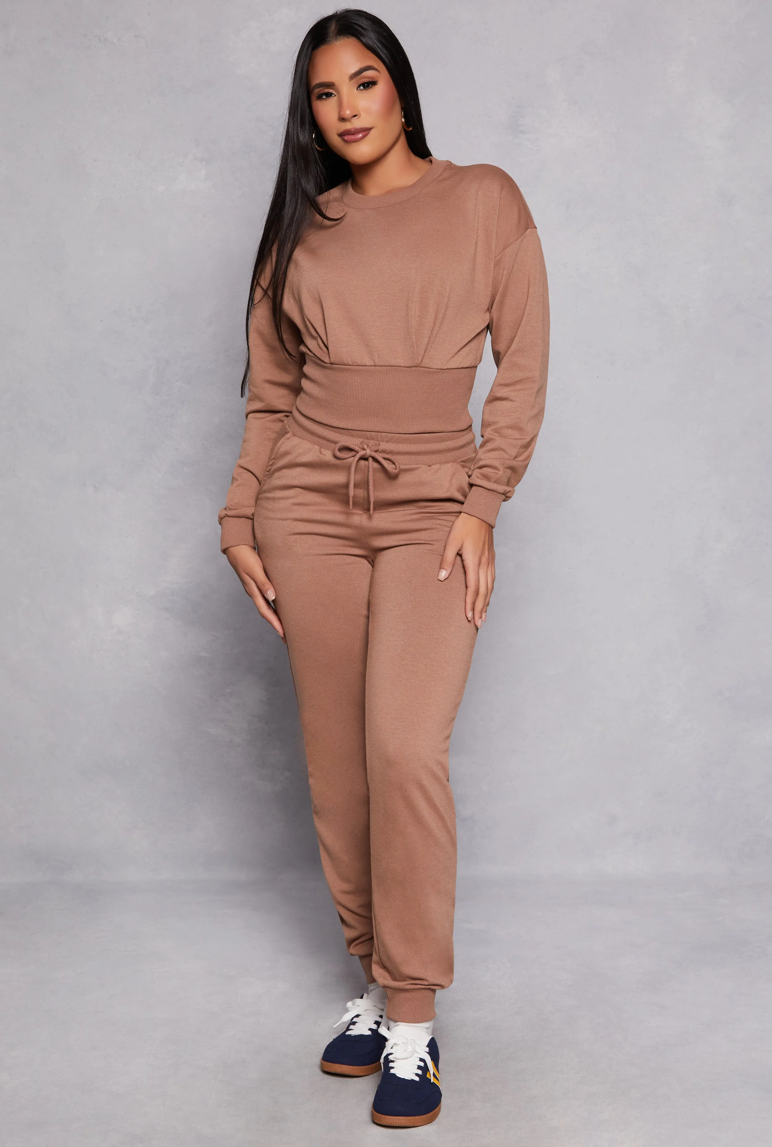 Crew Neck Cropped Sweatshirt sold by Rainbow product image thumbnail 2