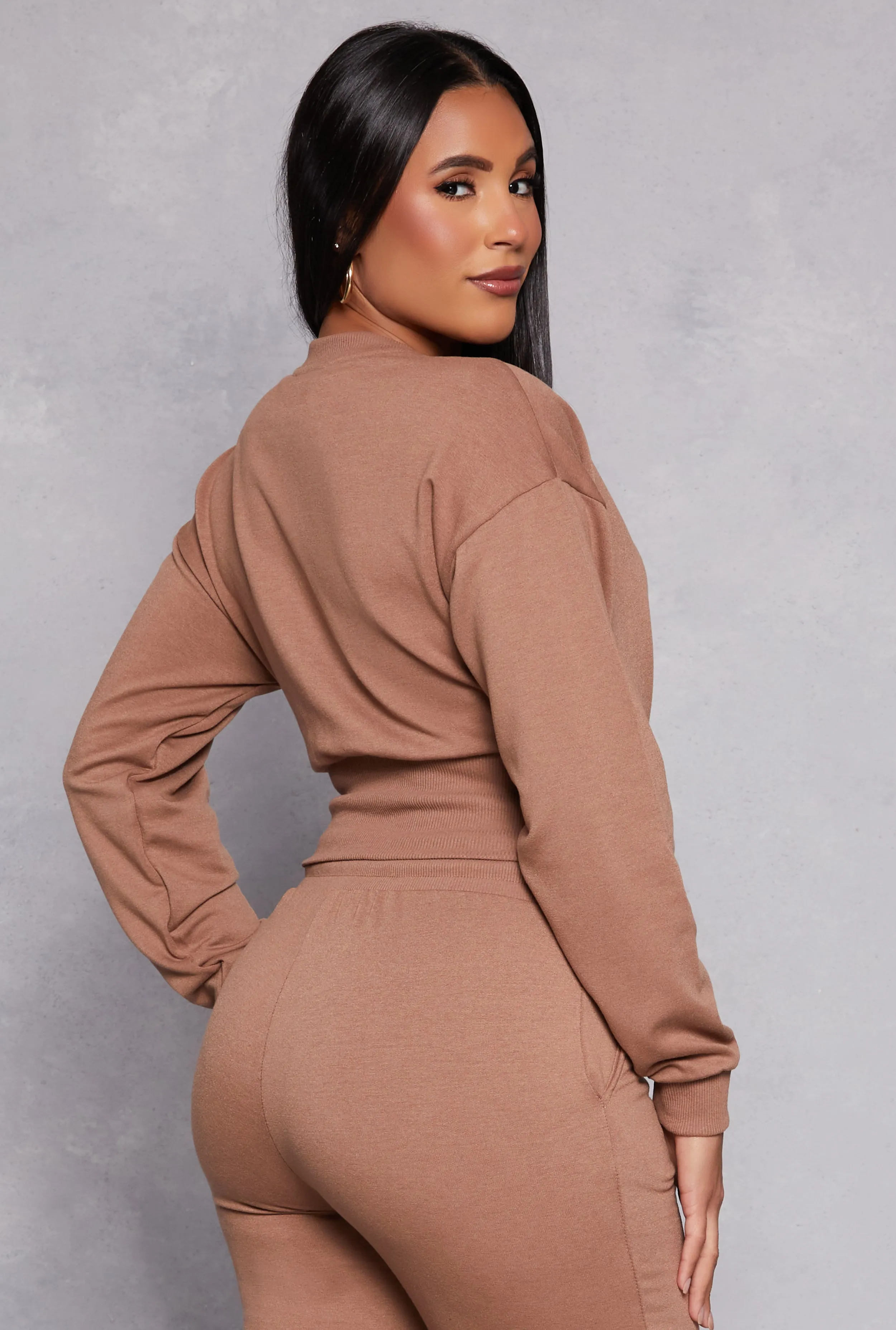 Crew Neck Cropped Sweatshirt sold by Rainbow product image thumbnail 3