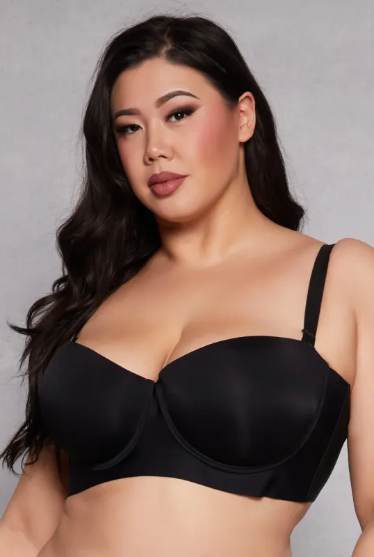 Plus Size Balconette Bra | Converts to Strapless sold by Rainbow