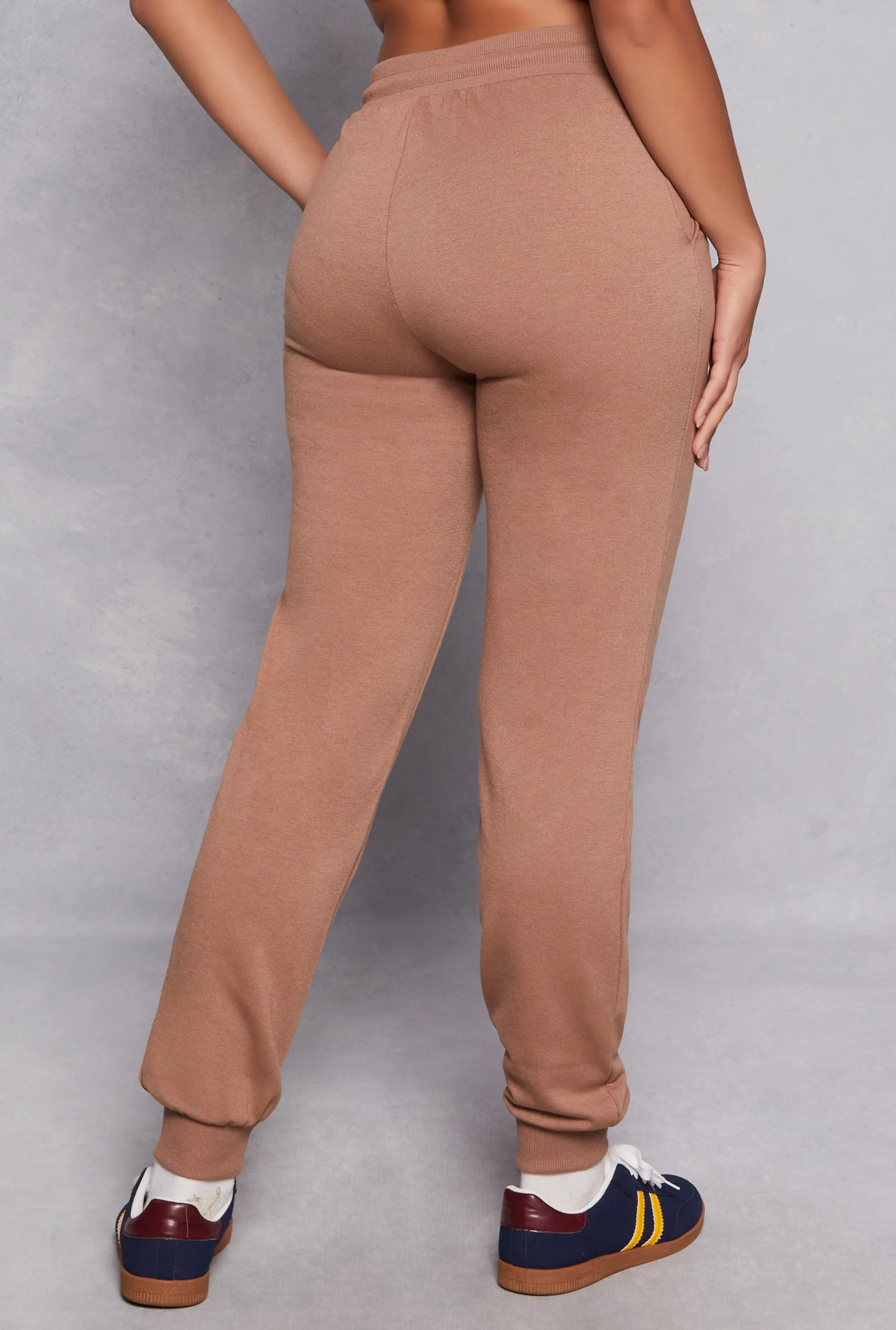 High Waist Drawstring Pocket Joggers sold by Rainbow product image thumbnail 3