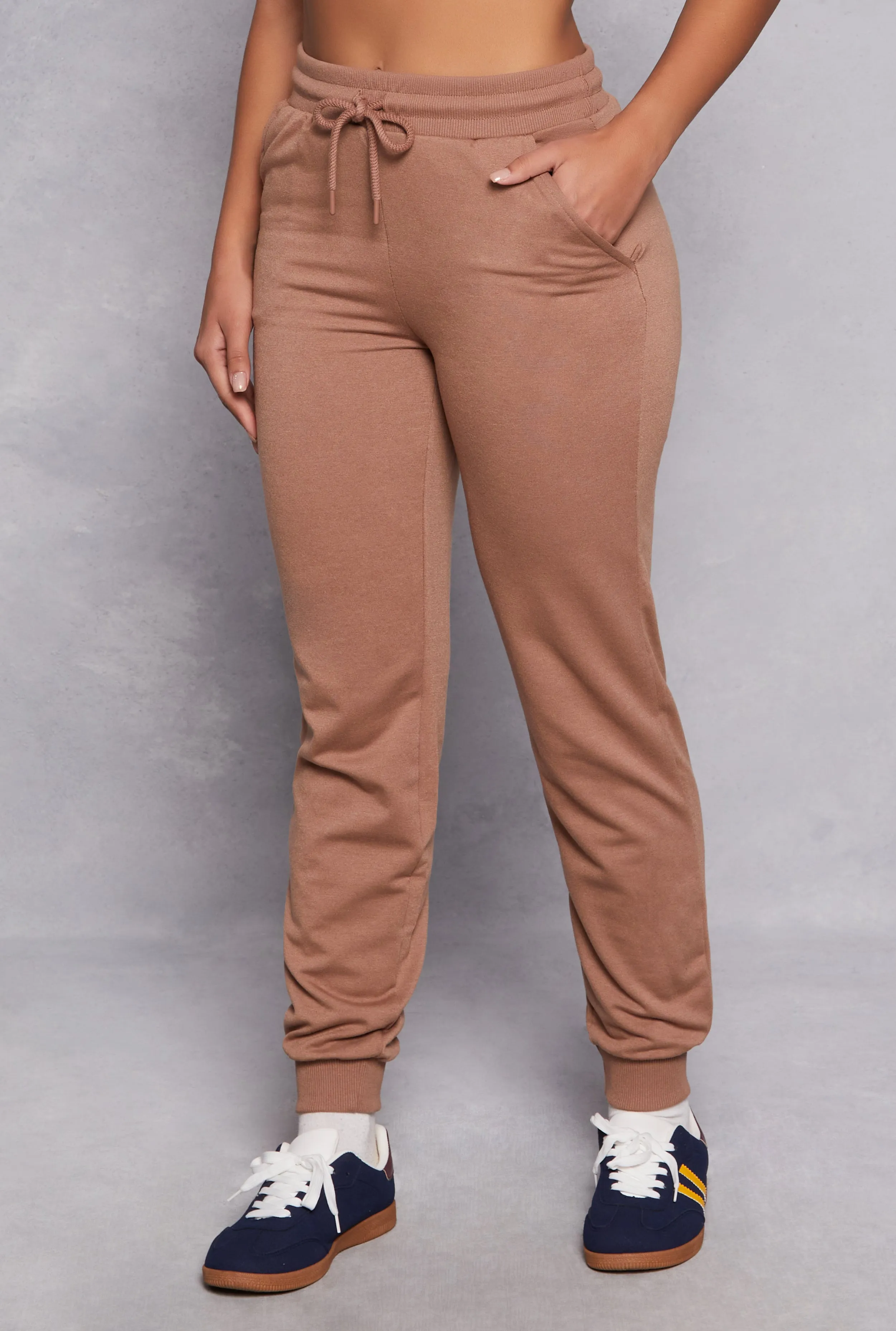 High Waist Drawstring Pocket Joggers sold by Rainbow product image thumbnail 2