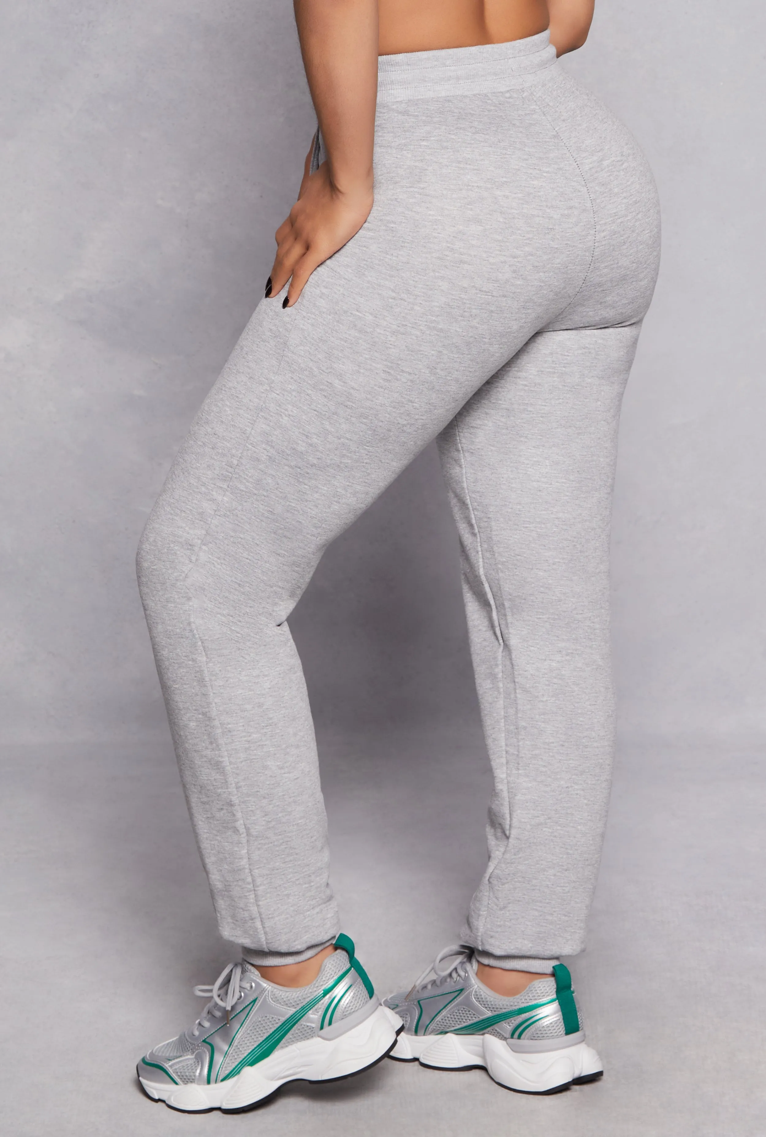 High Waist Drawstring Pocket Joggers sold by Rainbow product image thumbnail 3