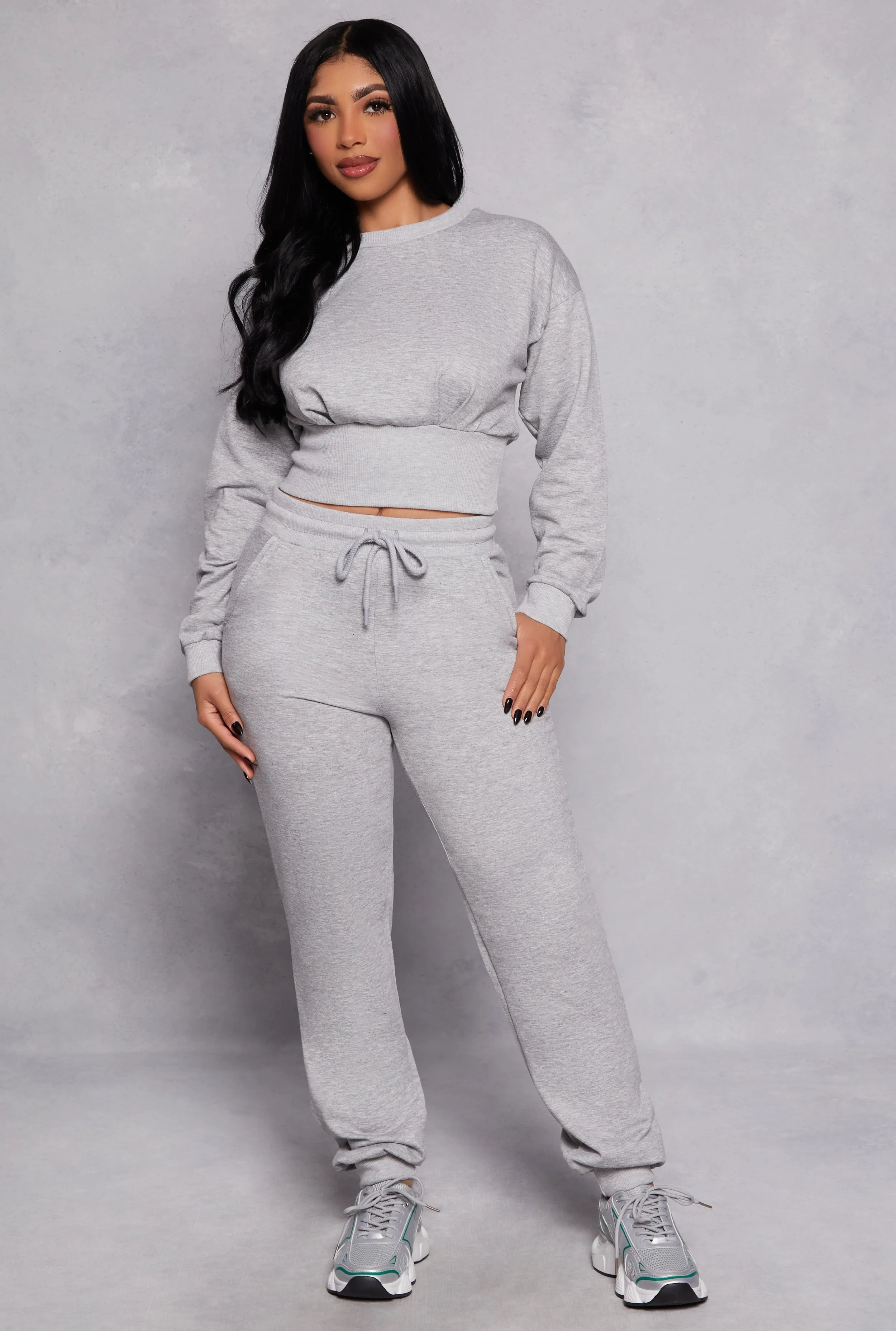 High Waist Drawstring Pocket Joggers sold by Rainbow