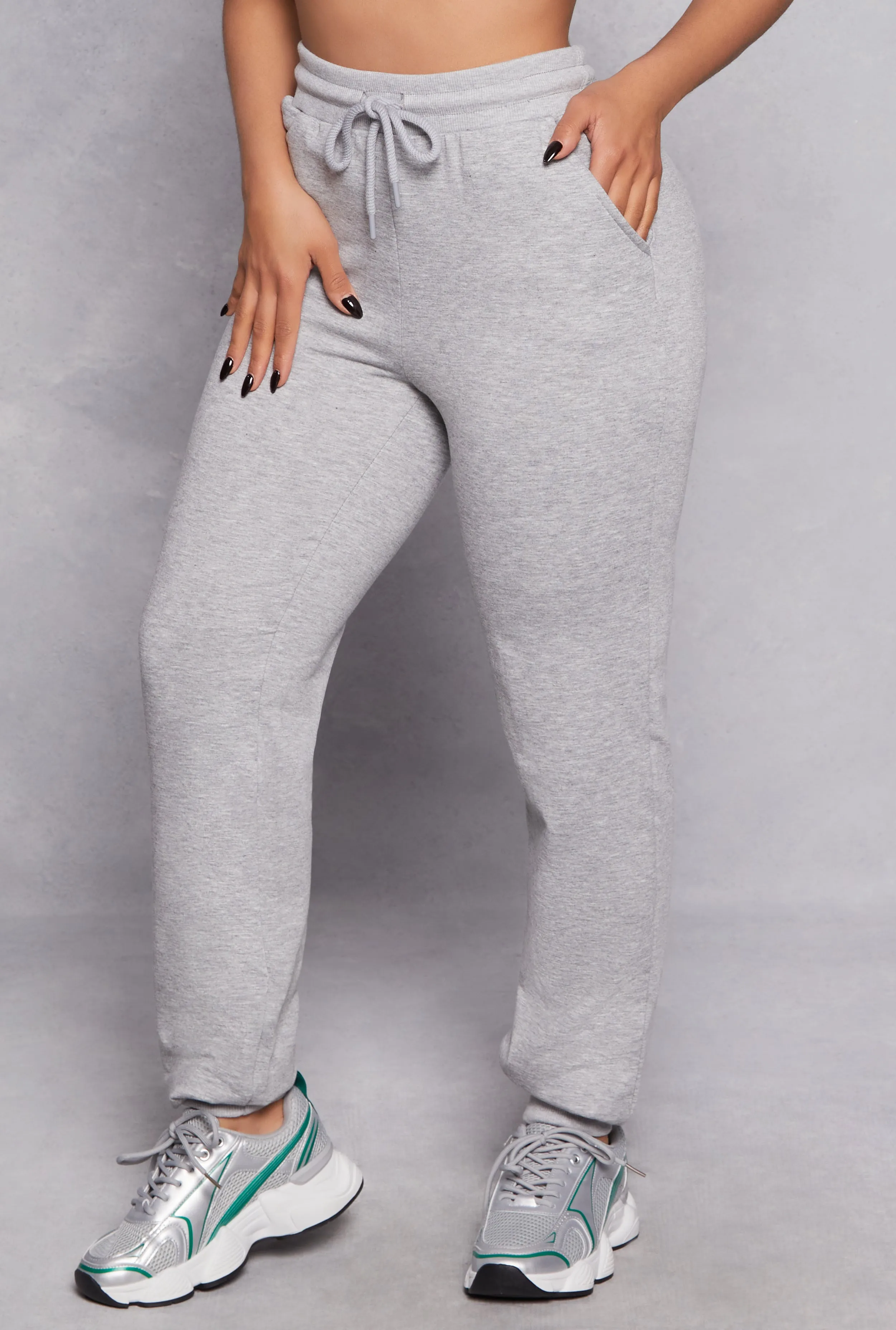 High Waist Drawstring Pocket Joggers sold by Rainbow product image thumbnail 2