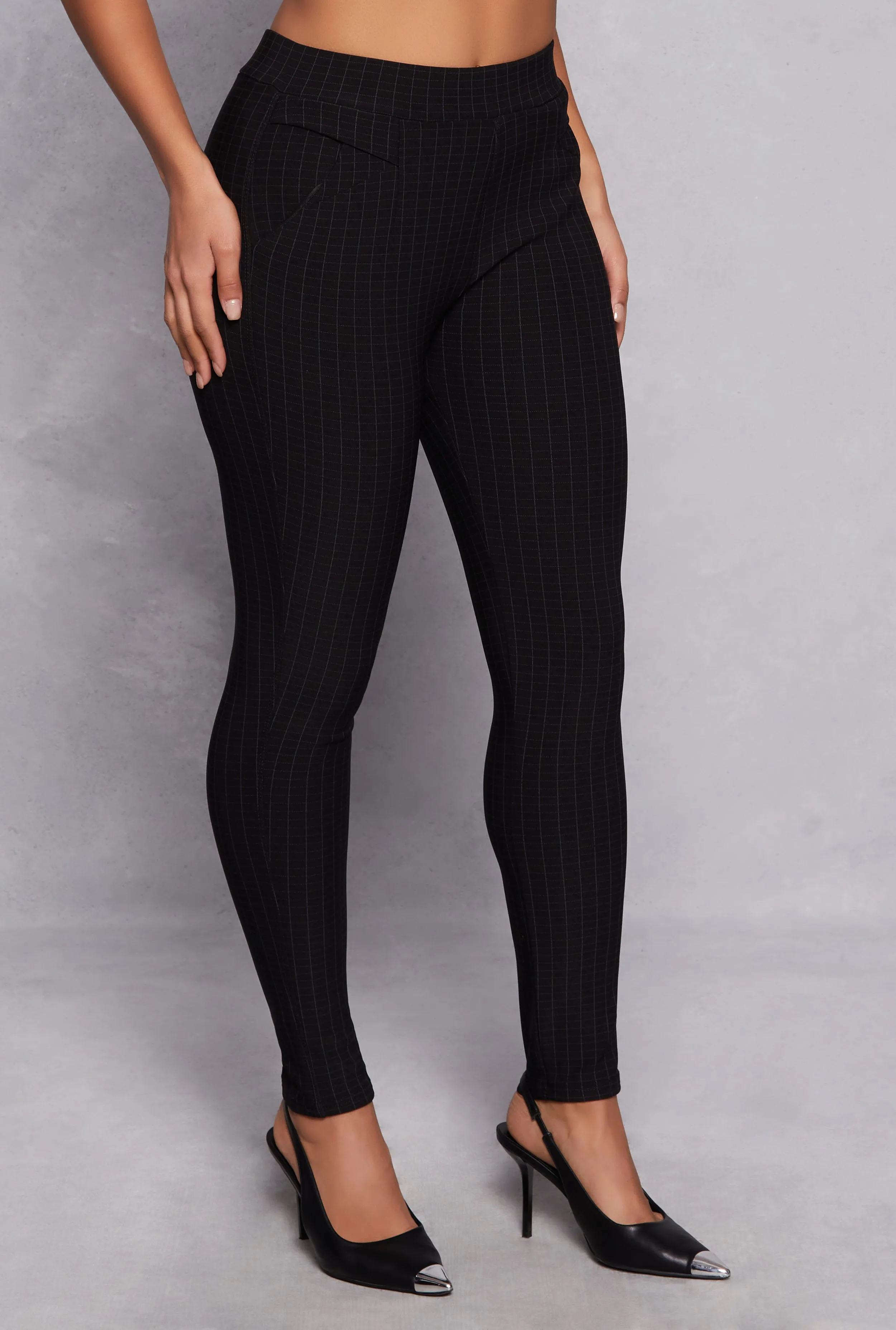 Scuba Windowpane Dress Pants sold by Rainbow product image thumbnail 2