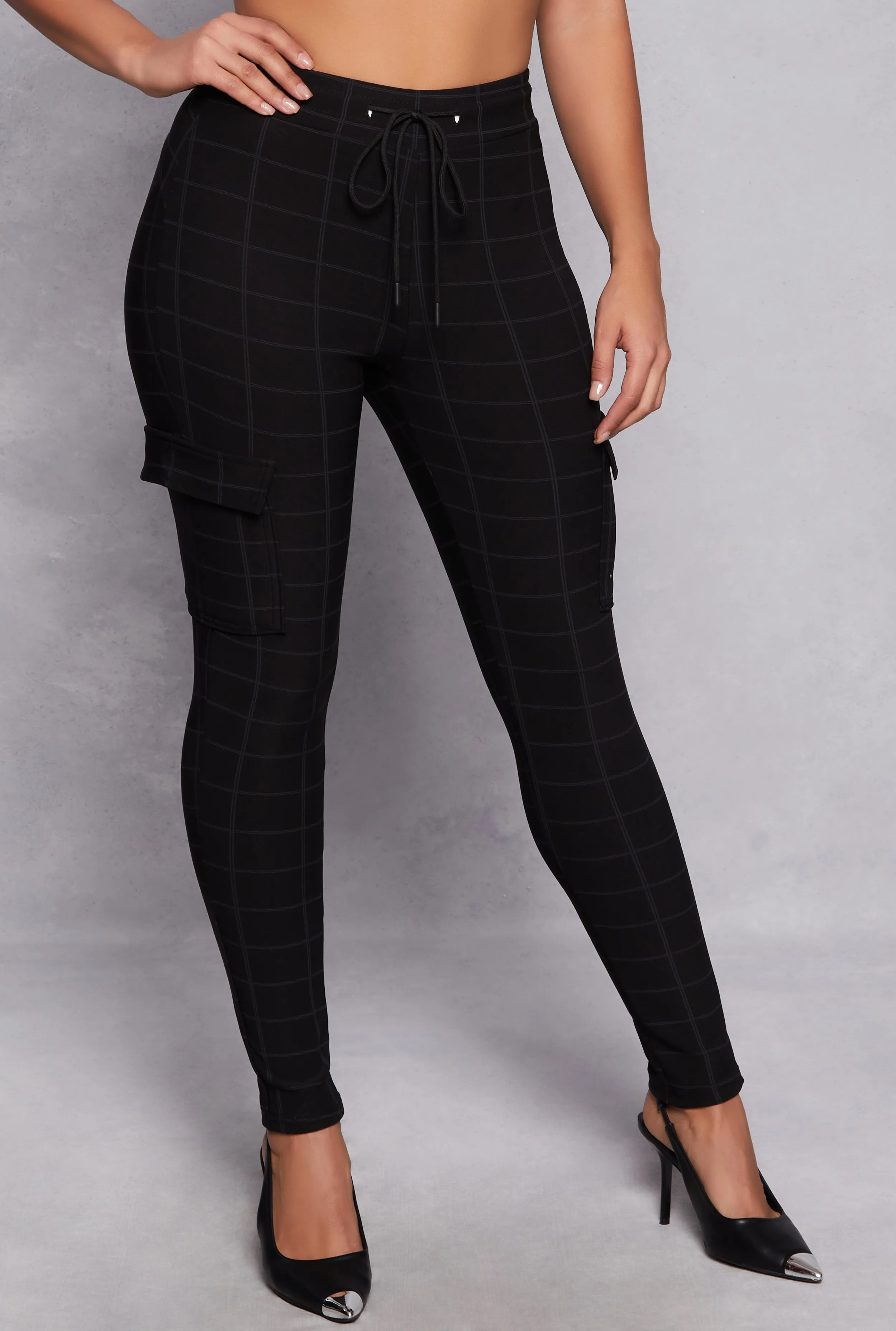 Scuba Windowpane Cargo Dress Pants sold by Rainbow product image thumbnail 2