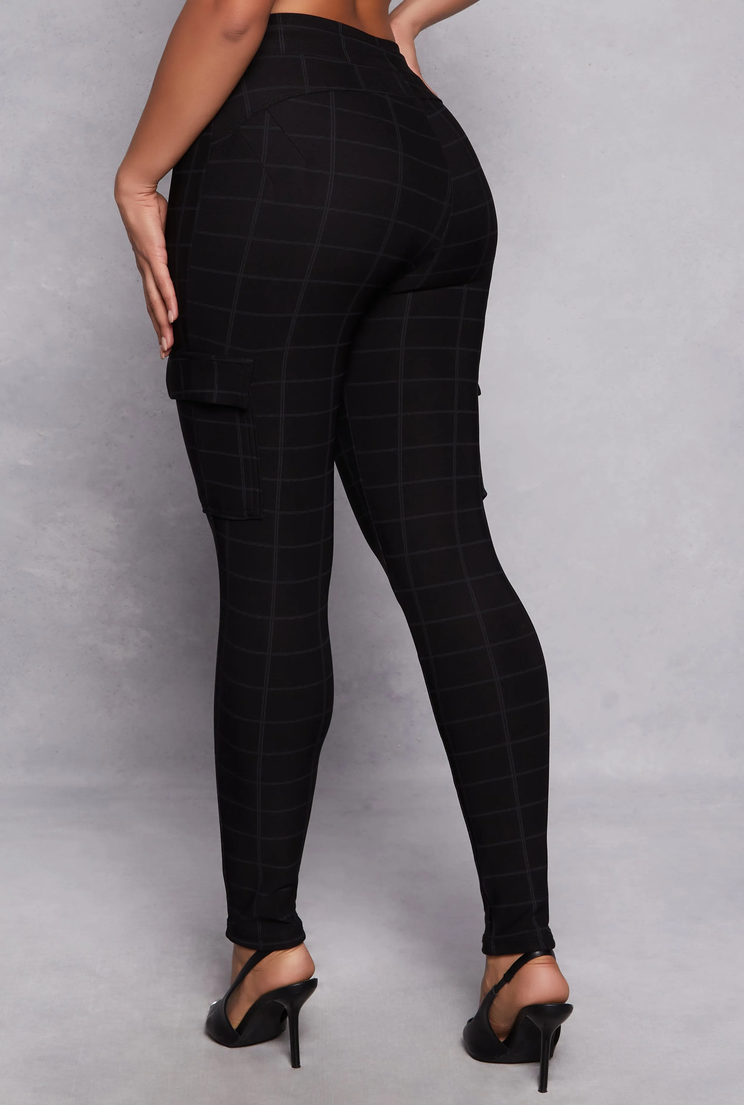 Scuba Windowpane Cargo Dress Pants sold by Rainbow product image thumbnail 3