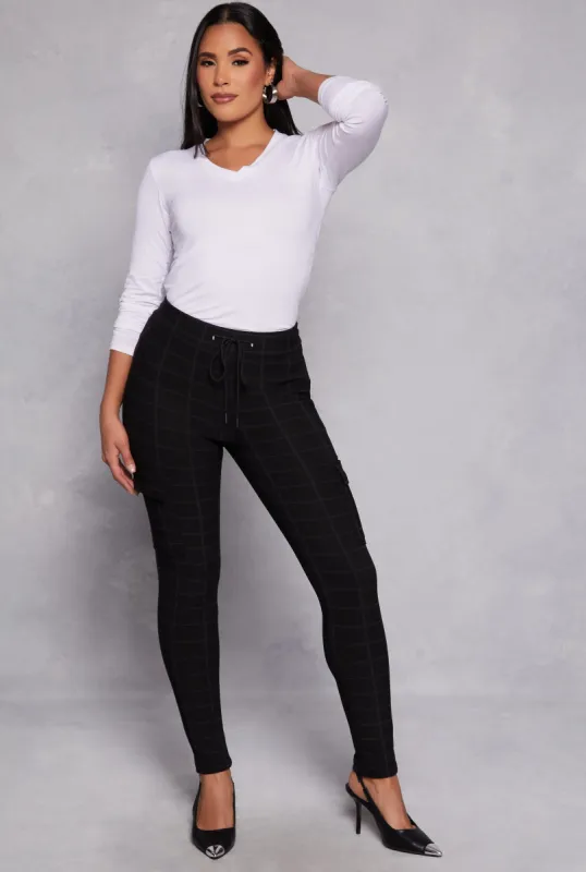 Scuba Windowpane Cargo Dress Pants sold by Rainbow