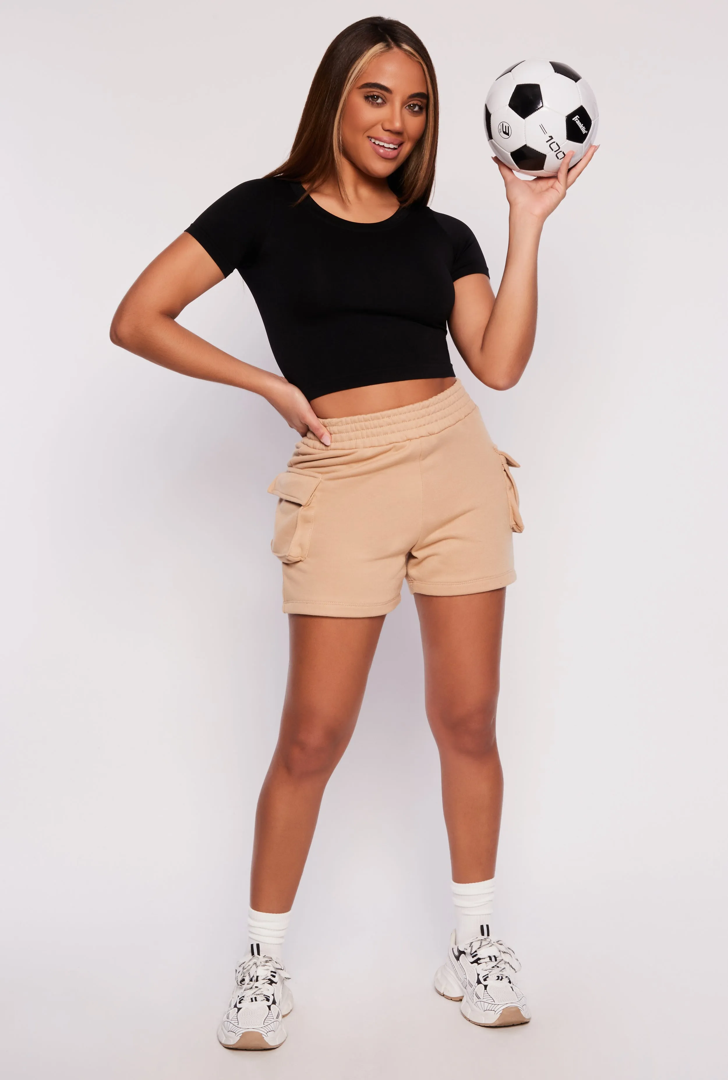 Seamless Crew Neck Crop Top sold by Rainbow product image thumbnail 2