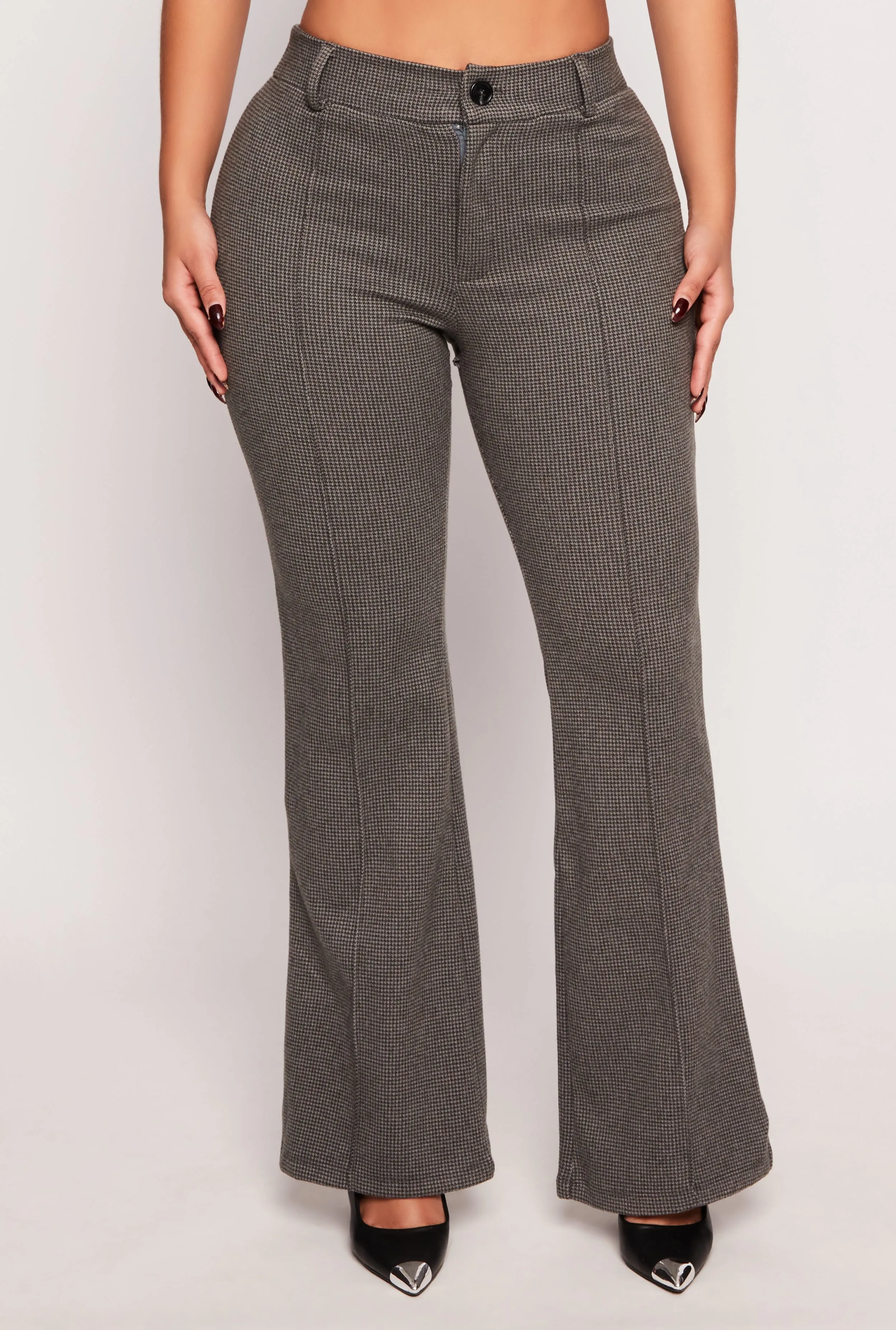 Iris Houndstooth Pintuck Pants sold by Rainbow product image thumbnail 2