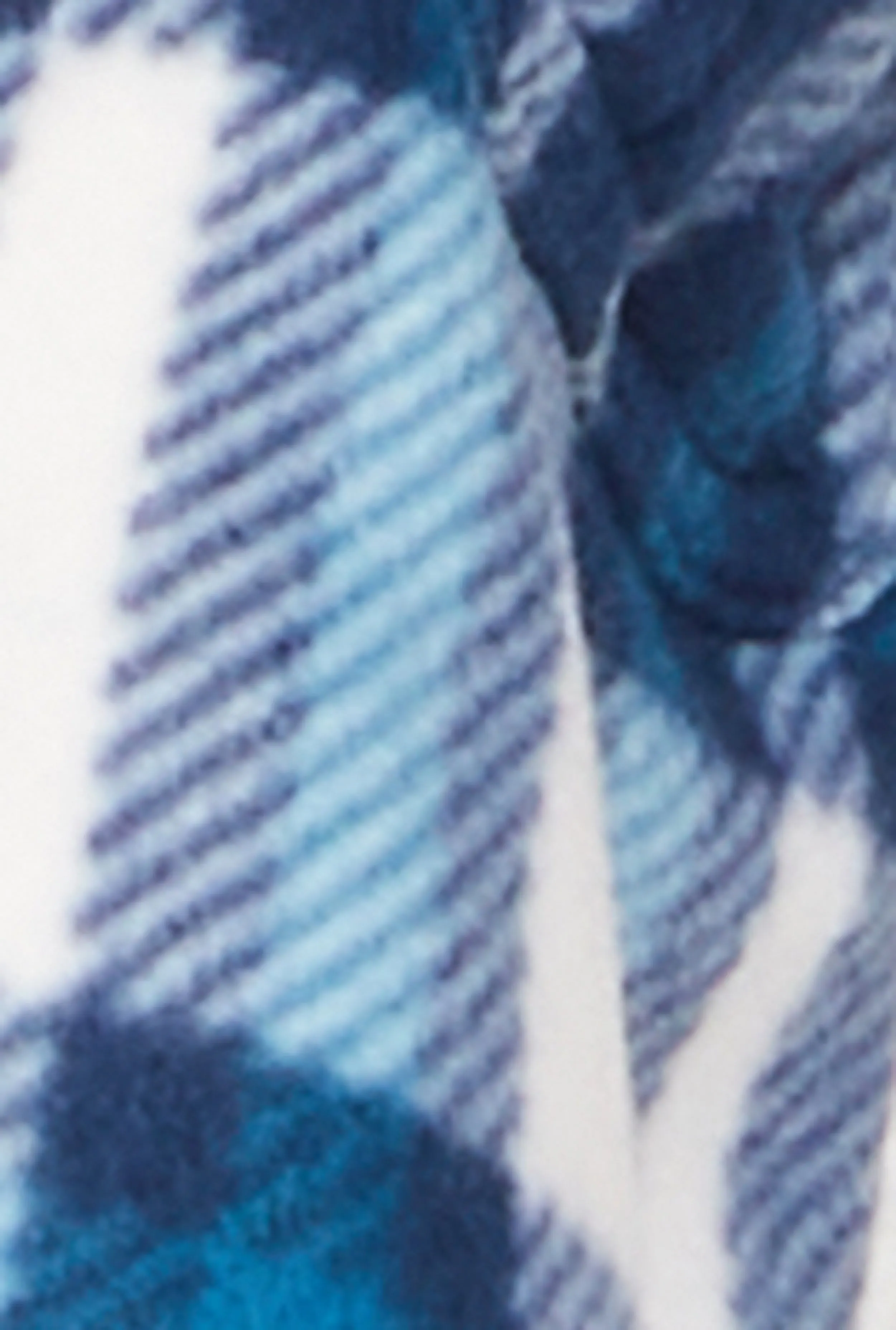 Plaid Snap Button Zip Front Shacket sold by Rainbow product image thumbnail 4