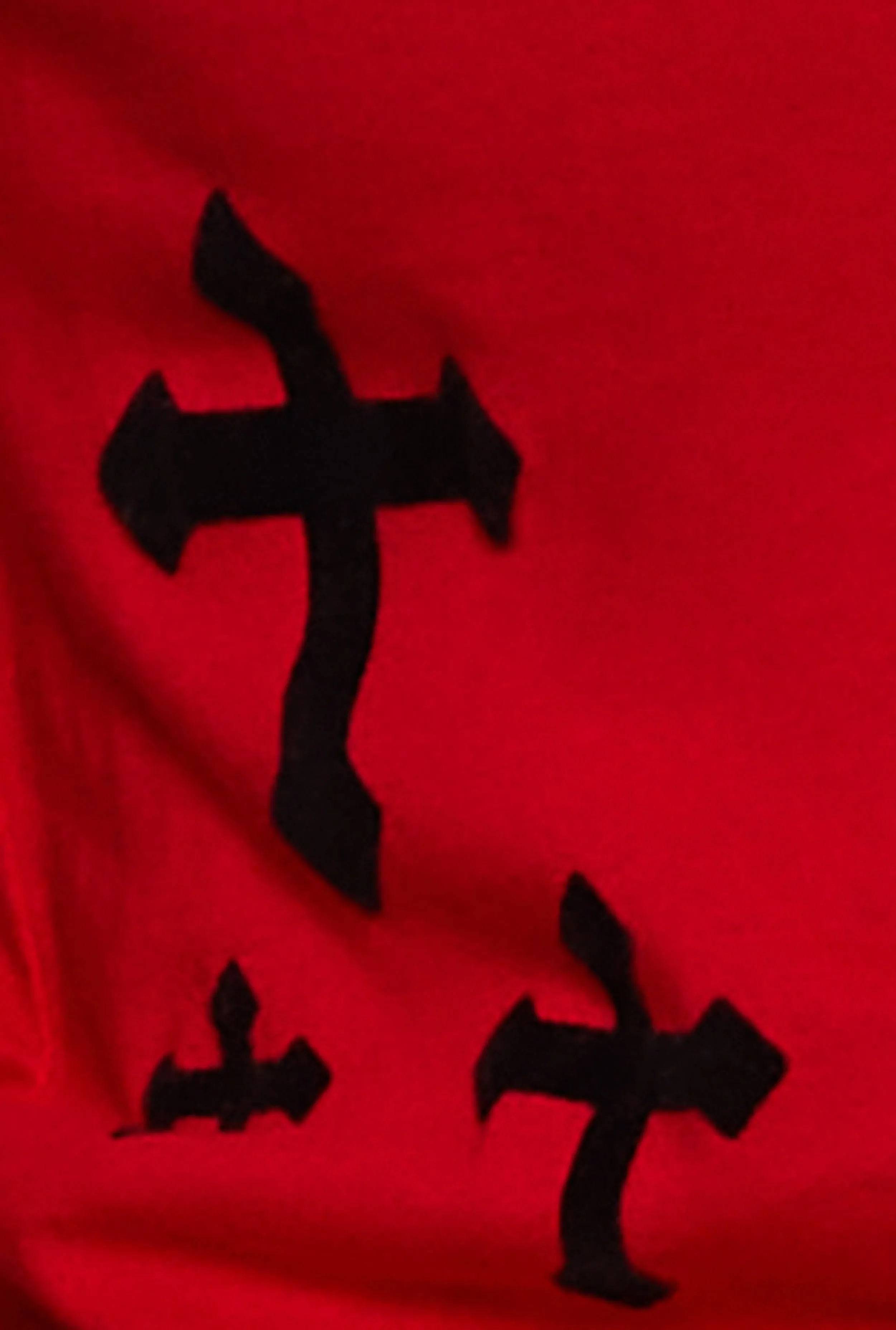 Plus Size Velvet Burnout Cross Graphic T Shirt sold by Rainbow product image thumbnail 4