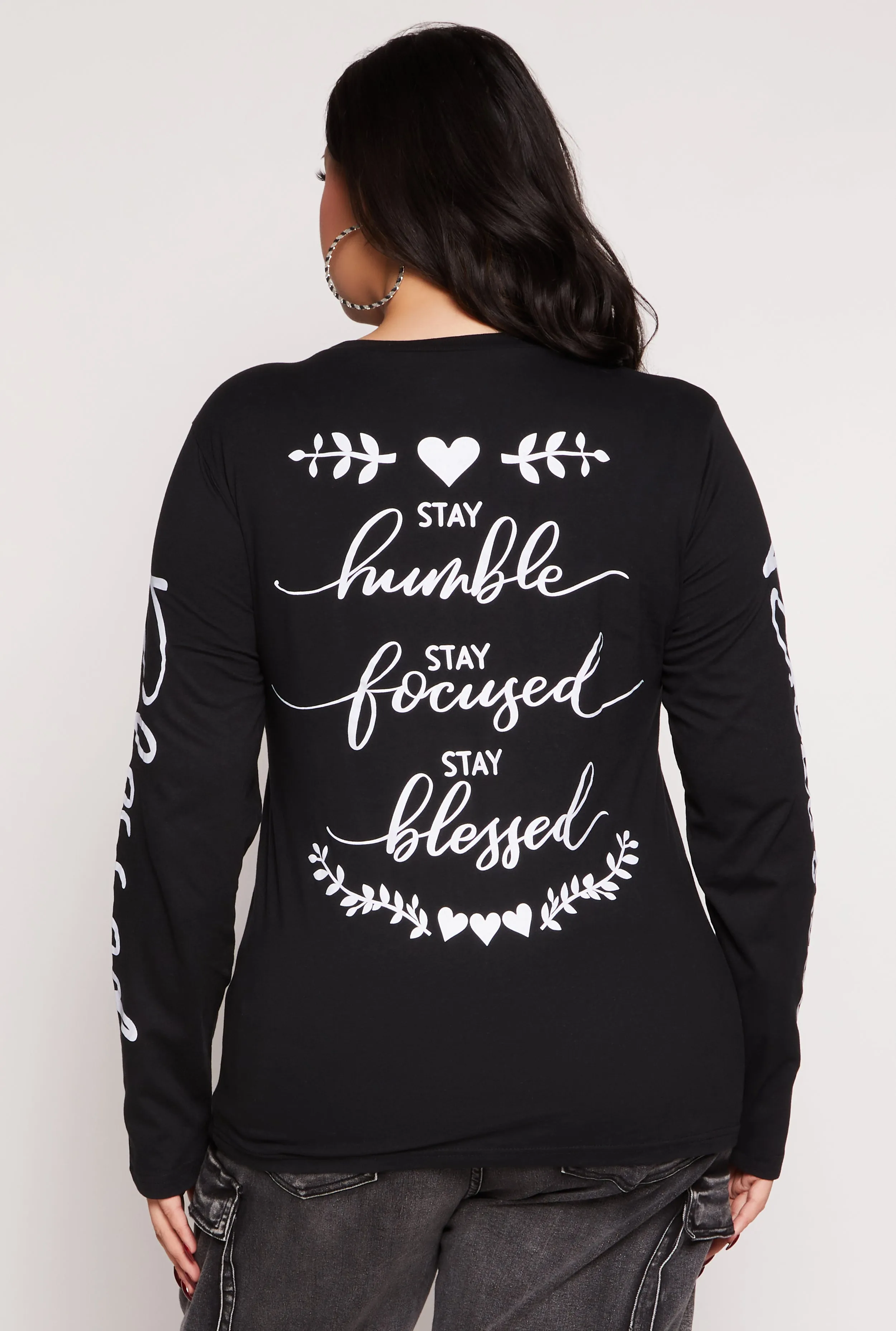 Plus Size Blessed Beyond Measure Graphic Tee sold by Rainbow product image thumbnail 3