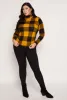 Plus Size Buffalo Plaid Mock Neck Top sold by Rainbow