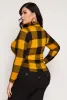 Plus Size Buffalo Plaid Mock Neck Top sold by Rainbow