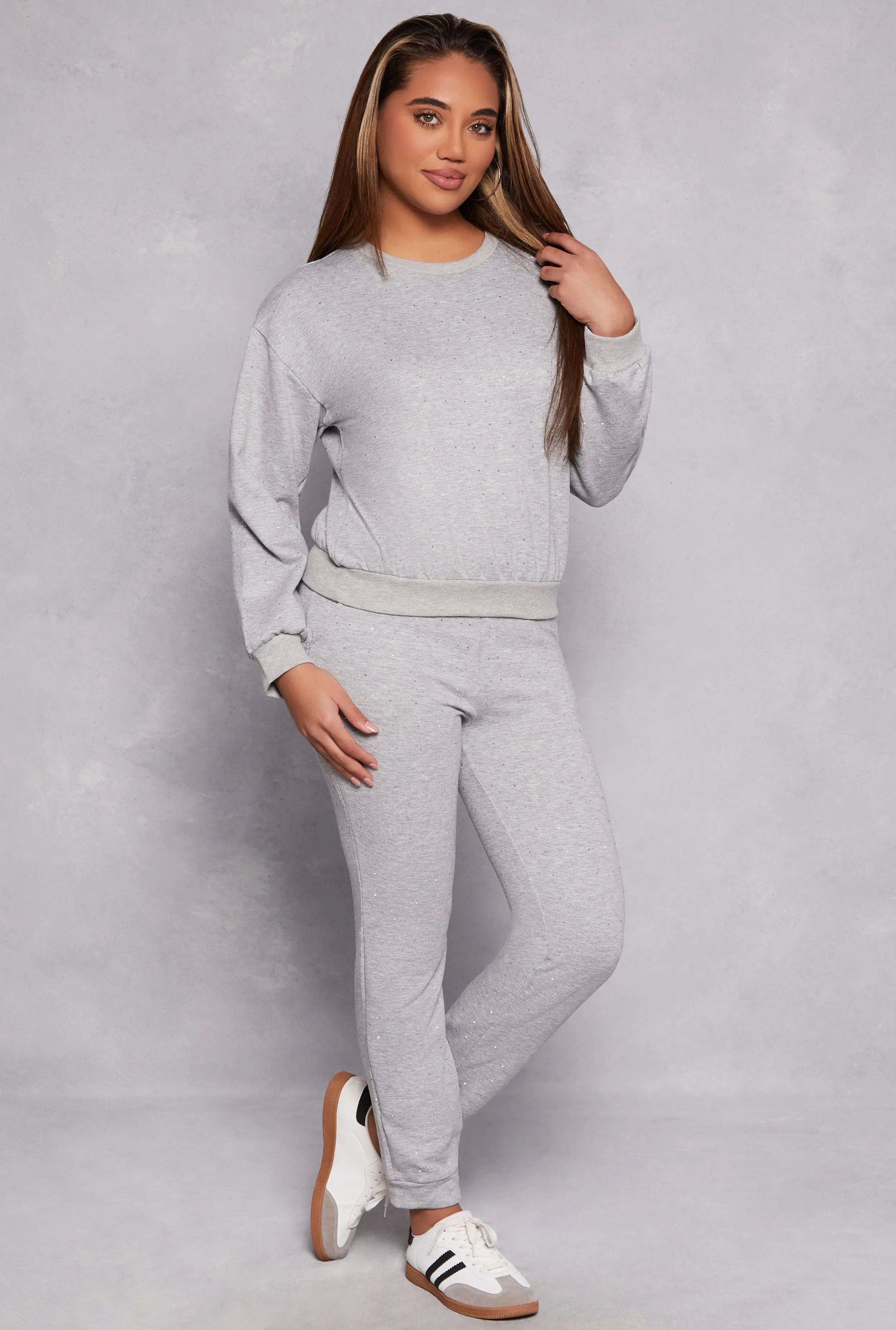 Iris Rhinestone Studded Sweatshirt sold by Rainbow product image thumbnail 2