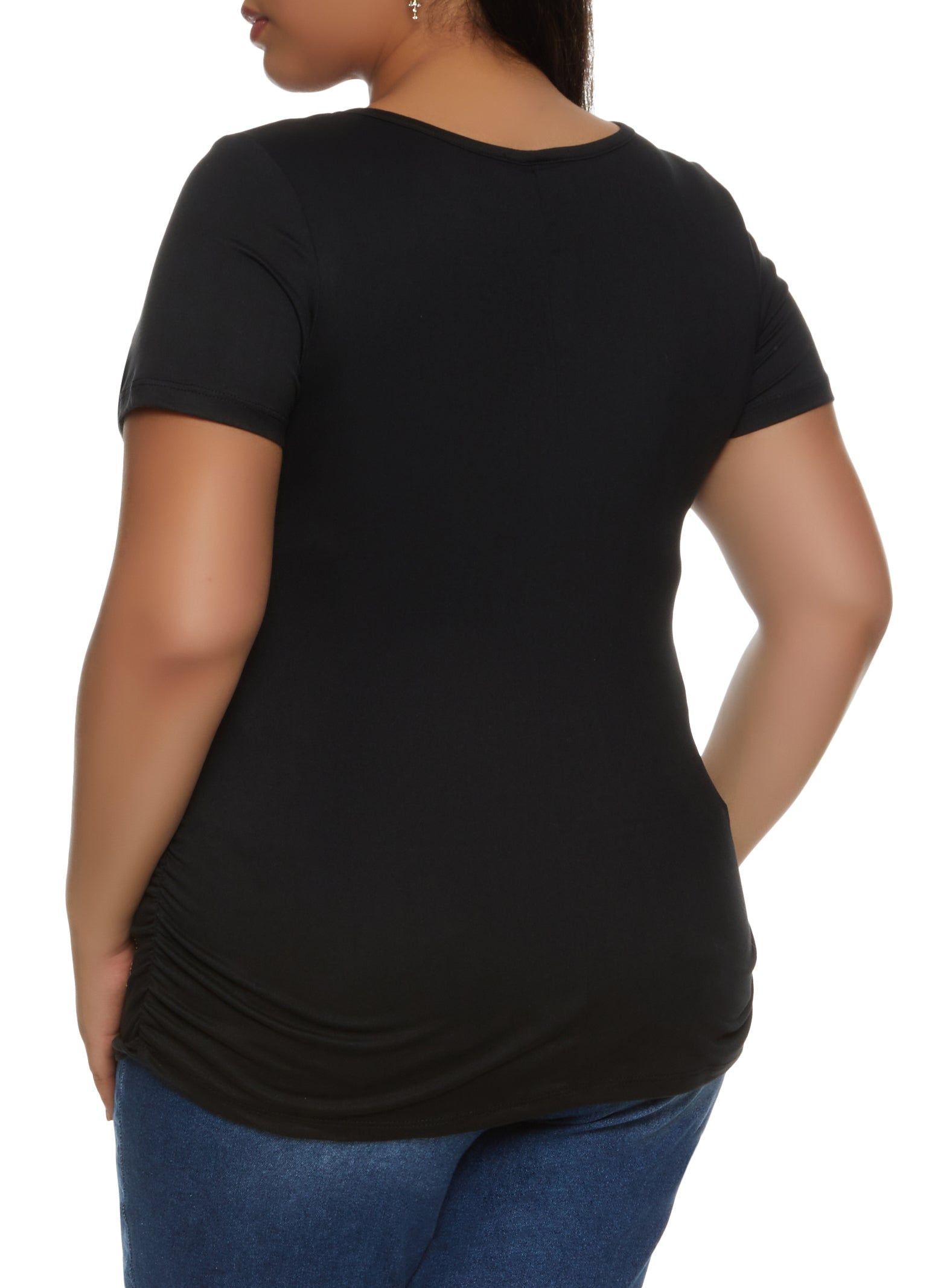 Plus Size Faith Rhinestone Graphic Tee sold by Rainbow product image thumbnail 2