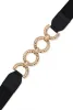 Chain Link Detail Stretch Belt sold by Rainbow