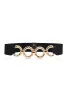 Chain Link Detail Stretch Belt sold by Rainbow