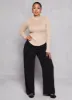 Ribbed Knit Mock Neck Top sold by Rainbow