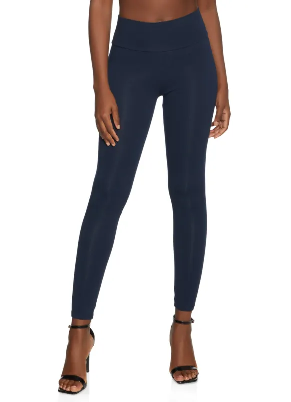 Solid Wide Waist Leggings sold by Rainbow