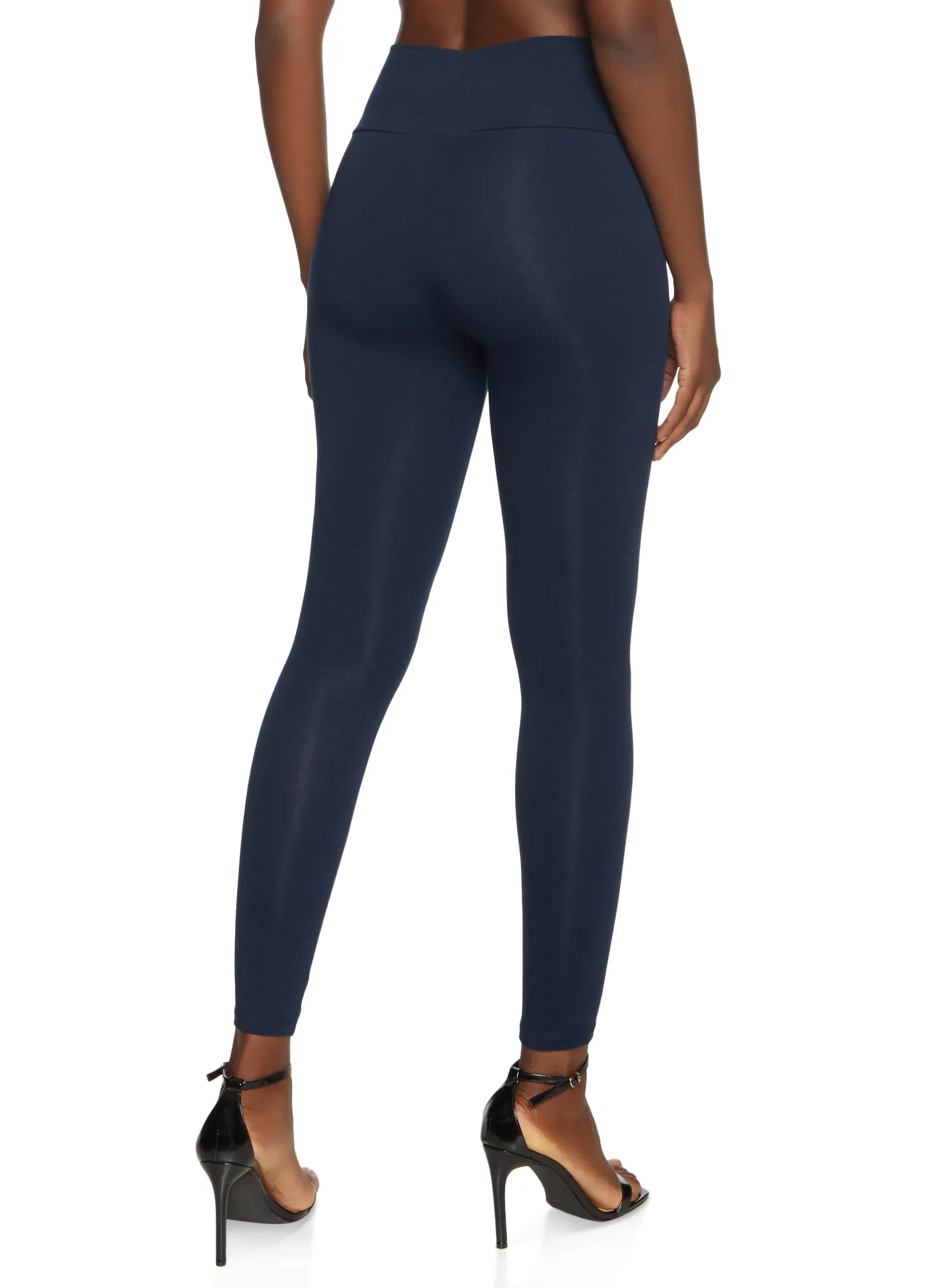 Solid Wide Waist Leggings sold by Rainbow product image thumbnail 2