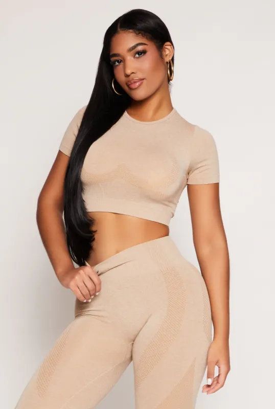 Seamless Active Crop Top sold by Rainbow