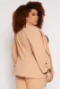 Plus Size Open Front Tabbed Sleeve Blazer sold by Rainbow