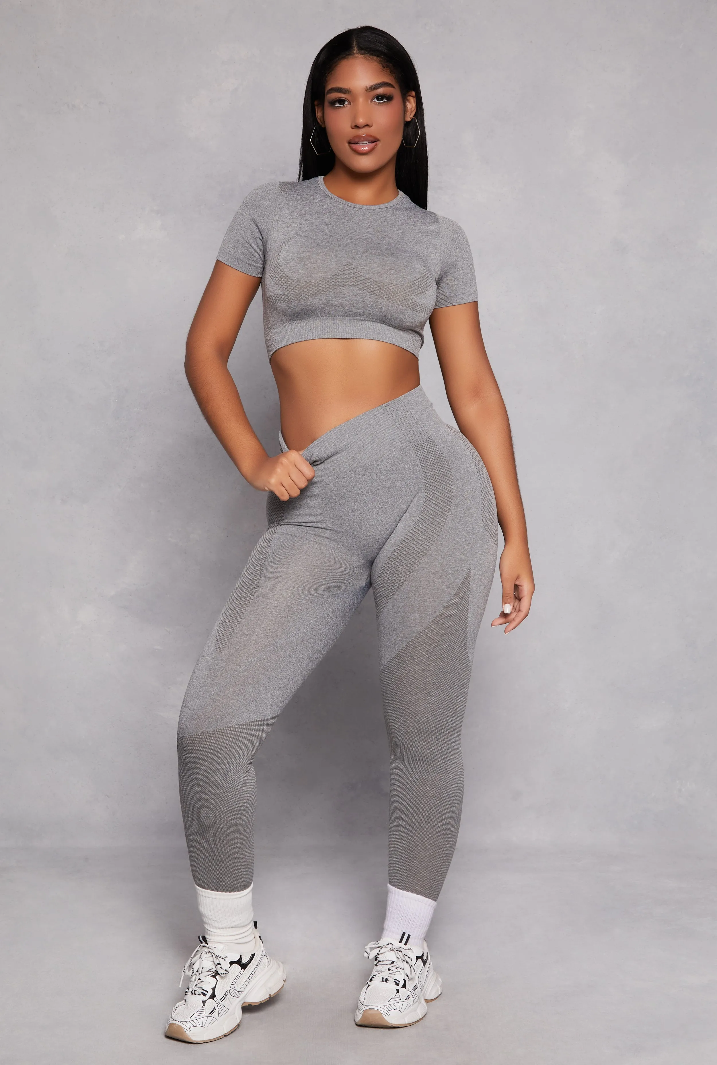 Seamless Two Tone Active Leggings sold by Rainbow