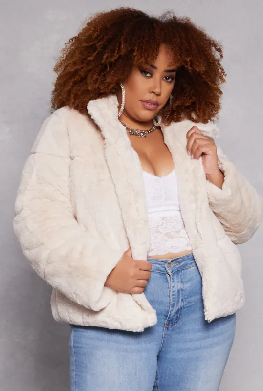 Challenger Faux Fur Coat | Parallel